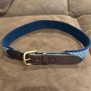 Boys' Classic Whale Canvas Club Belt